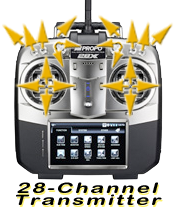 Crazy, 28-Channel Transmitter